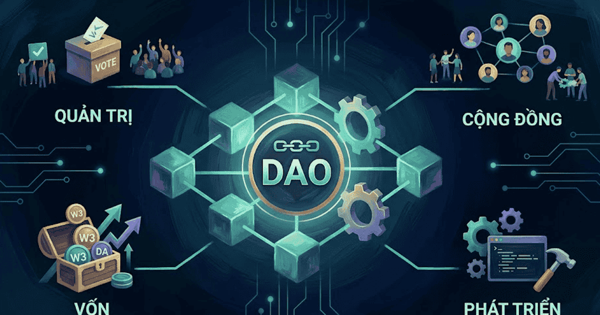 Cơ Chế DAO Và Dịch Vụ Phát Triển Web3: Chìa Khóa Cho Hiệu Suất Vận Hành Doanh Nghiệp